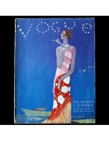 Vogue France (1er juillet 1926), couverture de Benito le des métaux précieux