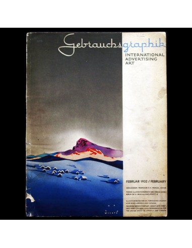 Gebrauchsgraphik, International Advertising Art, article sur Hoyningen-Huené (1932) 2023