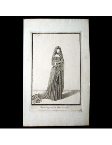 Jean Dieu de Saint-Jean - Femme de qualité en habit de veuve (1678) Paris Déstockage Promo