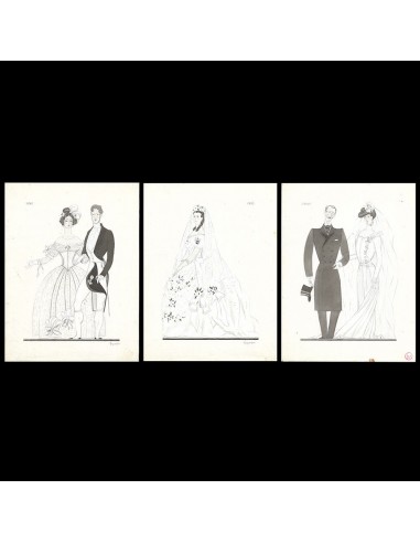 Lepape - Les Mariés à travers les âges, dessins de Georges Lepape pour Vogue (1922) online