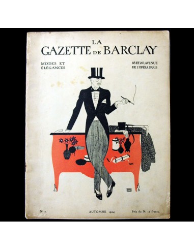 Gazette de Barclay, modes et élégances, n°2, automne 1924 france