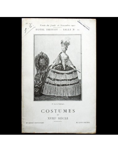 Gallerie des Modes et Costumes Français, catalogue de vente (1911) Découvrez la collection