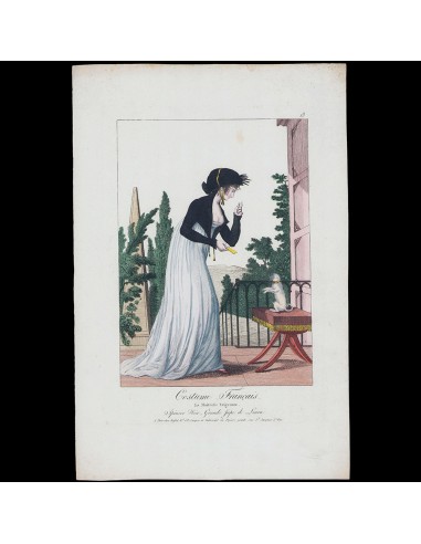 Basset - Costume Français, ensemble de 7 planches publiées par Basset (circa 1795) à prix réduit toute l'année