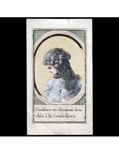 Gallerie des Modes et Costumes Français, 13ème suite de coiffures (1785) en ligne des produits 