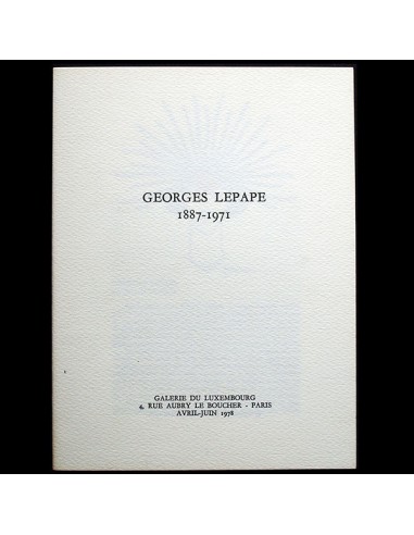 Lepape - Exposition Georges Lepape 1887-1971 à la Galerie du Luxembourg (1978) 50-70% off 