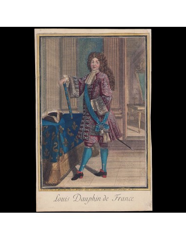 Mariette - Louis Dauphin de France, portrait en mode (circa 1690-1710) la chaussure