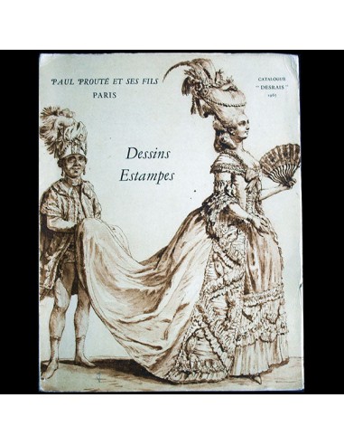 Dessins de Desrais et Leclerc pour la Gallerie des Modes et Costumes Français, catalogue de Prouté (1967) pour bénéficier 