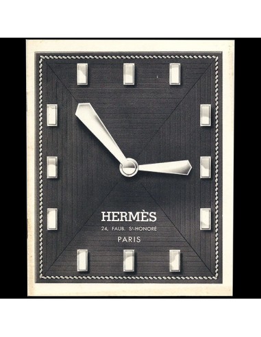 Hermès, catalogue d'horlogerie (circa 1935) Les magasins à Paris