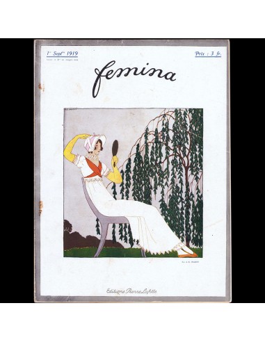 Fémina (septembre 1919) , couverture d'André Edouard Marty prix