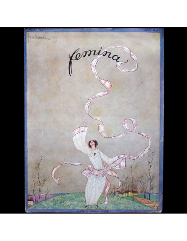 Fémina (mars 1923), couverture de Georges Lepape les muscles