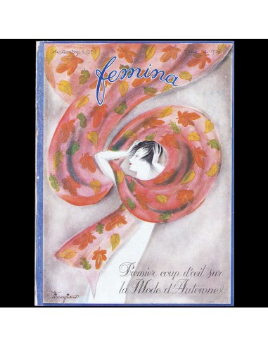 Fémina (septembre 1925), couverture d'Alexandre Zinoview Venez acheter