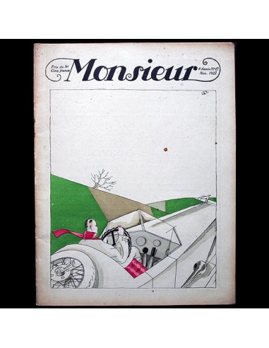 Monsieur, Revue des élégances, n47 (1923, novembre) livraison et retour toujours gratuits