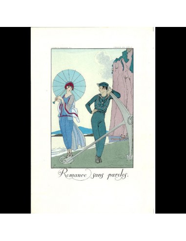 Falbalas et fanfreluches, 1923 : Romance sans paroles de George Barbier de pas cher