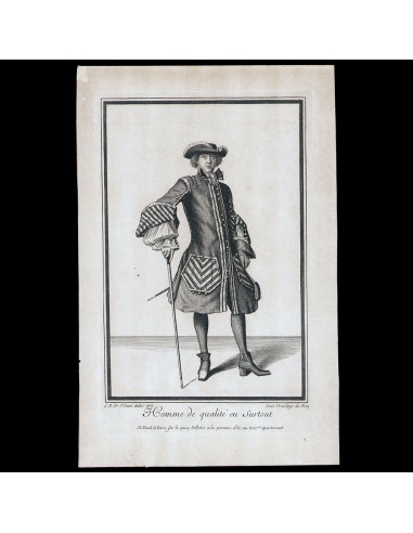 Jean Dieu de Saint-Jean - Homme de qualité en surtout (1683) la livraison gratuite