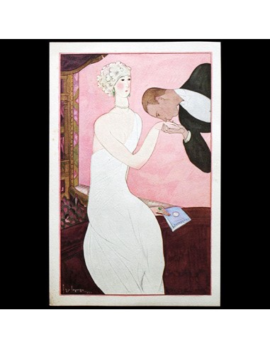 Georges Lepape - Le baise-main dans la loge (1923) offre 