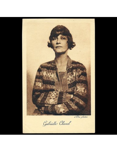 Gabrielle Chanel, portrait par d'Ora (circa 1923-1924) une grave pollution 