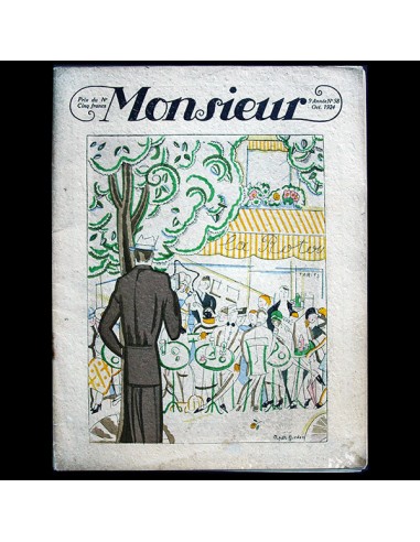 Monsieur, Revue des élégances, n58 (1924, octobre) Faites des économies