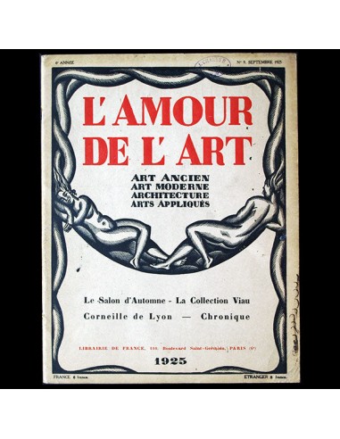 L'Amour de l'Art, septembre 1925 acheter