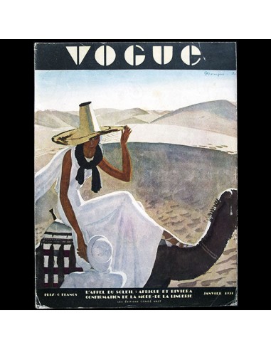 Vogue France (janvier 1931), couverture de Pierre Mourgue à prix réduit toute l'année