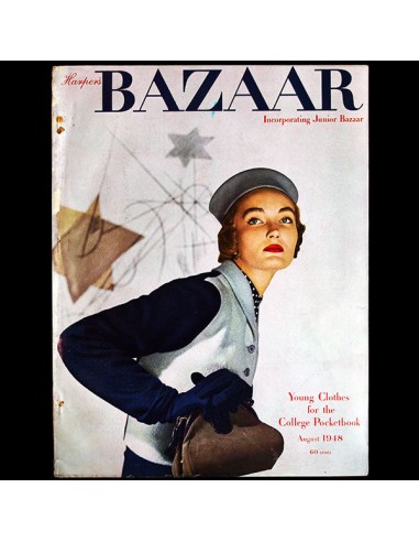 Harper's Bazaar (1948, août), couverture de Louise Dahl-Wolfe acheter