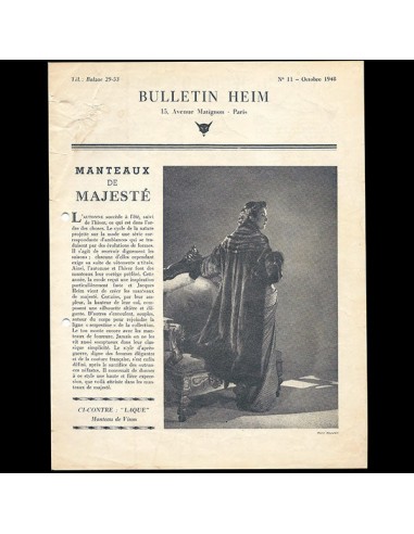 Heim - Bulletin Heim, n°11 (1948, octobre), couverture de Maywald des créatures d'habitude