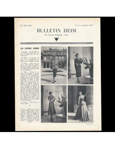 Heim - Bulletin Heim, n°14 (1949, septembre), couverture de Maywald vous aussi creer 