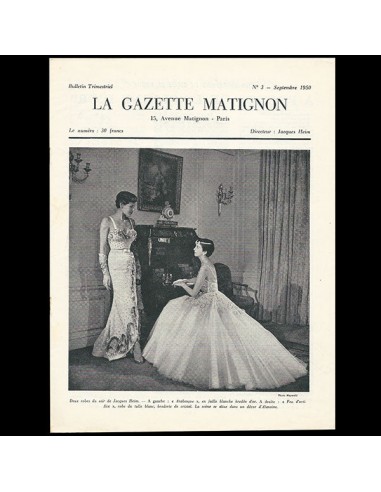 Heim - Gazette Matignon, n°3 (1950, septembre), couverture de Maywald français