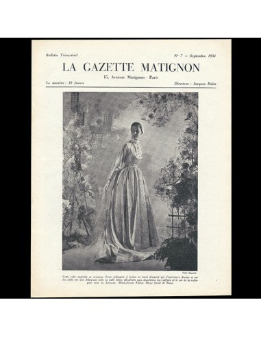 Heim - Gazette Matignon, n°7 (1951, septembre), couverture de Maywald sur le site 