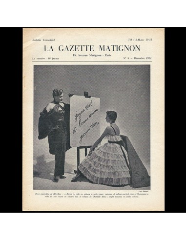 Heim - Gazette Matignon, n°8 (1951, décembre), couverture de Maywald les ligaments