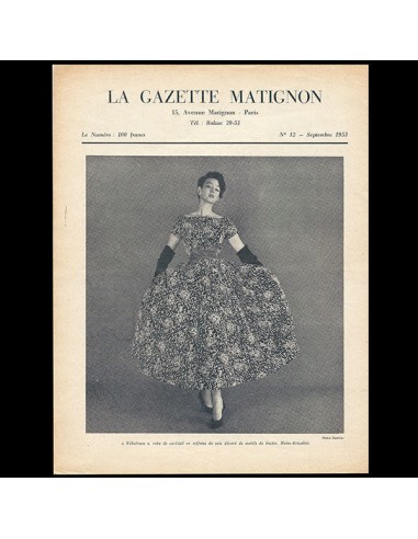 Heim - Gazette Matignon, n°12 (1953, septembre), couverture de Georges Dambier votre restaurant rapide dans 