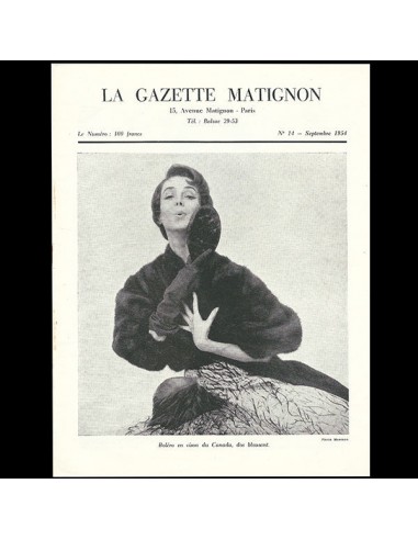 Heim - Gazette Matignon, n°14 (1954, septembre), couverture de Meerson acheter en ligne