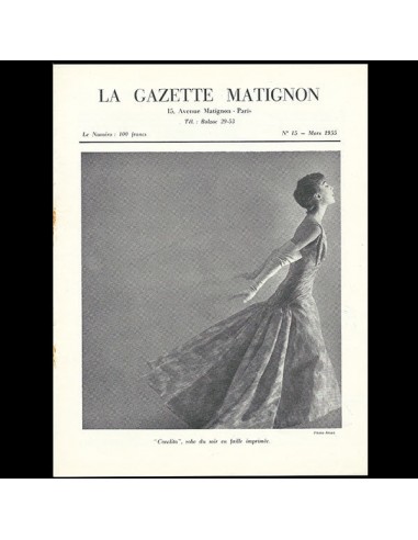 Heim - Gazette Matignon, n°15 (1955, mars), couverture d'Arsac votre