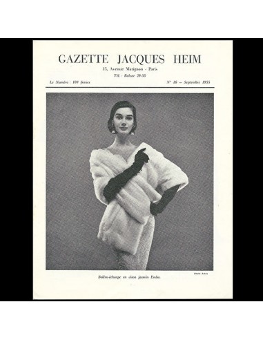 Heim - Gazette Jacques Heim, n°16 (1955, septembre), couverture d'Arsac pas cher