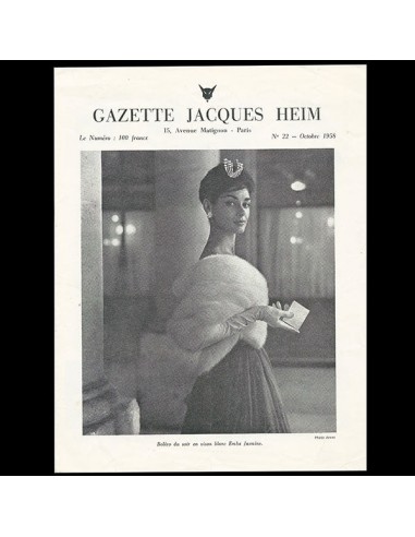 Heim - Gazette Jacques Heim, n°22 (1958, octobre), couverture d'Arsac de votre