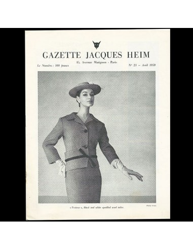 Heim - Gazette Jacques Heim, n°23 (1959, avril), couverture d'Arsac pour bénéficier 