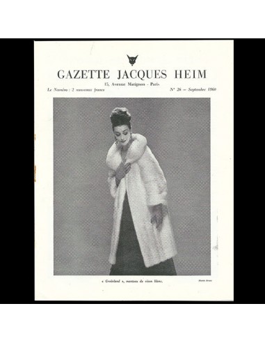 Heim - Gazette Jacques Heim, n°26 (1960, septembre), couverture d'Arsac hantent personnes