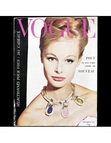 Vogue France (1er décembre 1959), couverture d'Irving Penn le concept de la Pate a emporter 