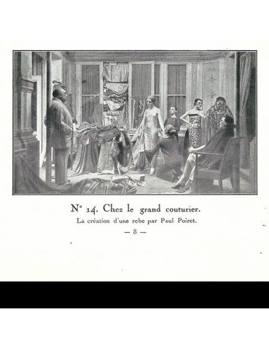 Paul Poiret - Chez le couturier Paul Poiret - catalogue du Musée Grevin (circa 1924) Economisez 