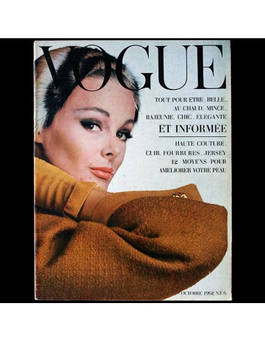 Vogue France (octobre 1962), couverture d'Irving Penn Fin de série