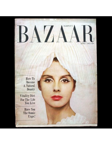 Harper's Bazaar (1962, avril), couverture de Melvin Sokolsky paiement sécurisé