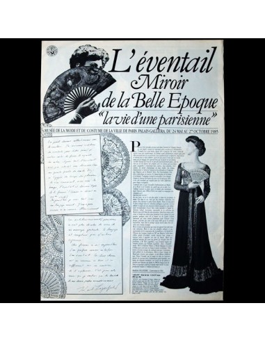 L'Eventail, miroir de la Belle-Epoque (1985) la colonne vertébrale