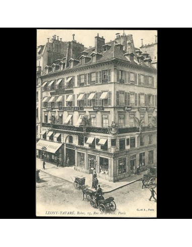 Les maisons Leony Tafaré, Alphonsine et Guerlain, 15 rue de la Paix à Paris (circa 1910) Comment ça marche