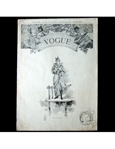 Vogue US (8 juillet 1893), couverture de H. McVickar de France