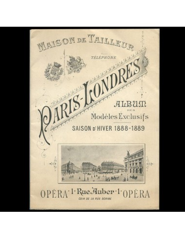 Catalogue du tailleur Paris-Londres, 1 rue Auber à Paris (1888-1889) français