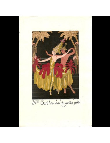 Falbalas et fanfreluches, 1924 : Mademoiselle Sorel au bal du grand prix par George Barbier Vous souhaitez 