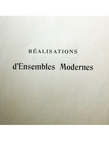 Réalisations d'Ensembles Modernes (1930) de la marque