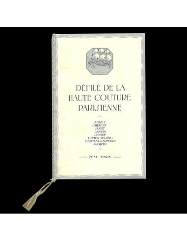 Programme du défilé de la Haute Couture Parisienne à Milan en mai 1928 Jusqu'à 80% De Réduction