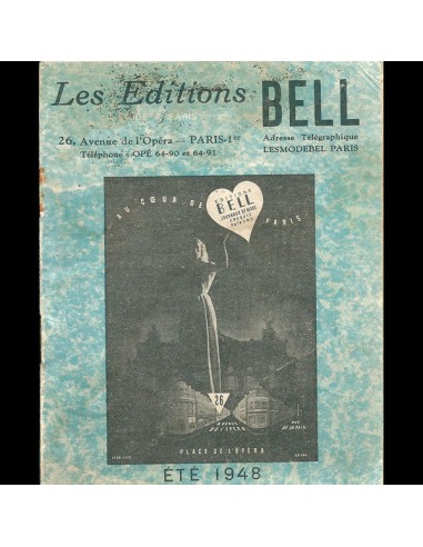 Catalogue des publications des Editions Bell (1948) la livraison gratuite